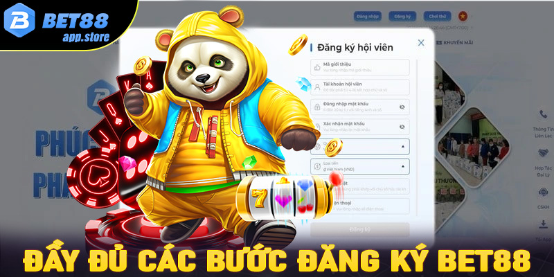 Hướng dẫn đầy đủ các bước đăng ký Bet88 dành cho người chơi mới 