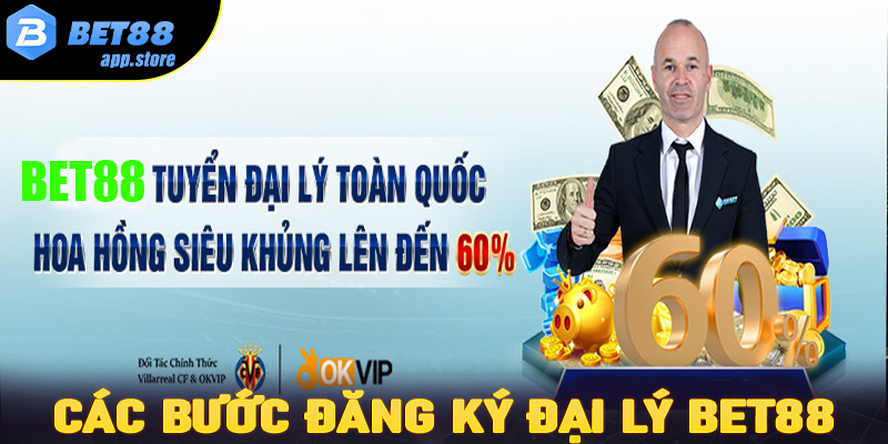 Hướng dẫn đầy đủ các bước đăng ký để trở thành đại lý Bet88