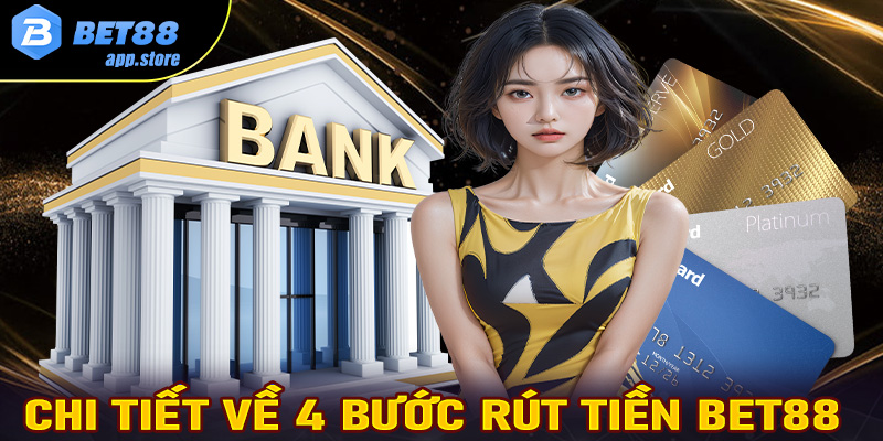 Thông tin chi tiết về 4 bước rút tiền Bet88 cực kỳ đơn giản 